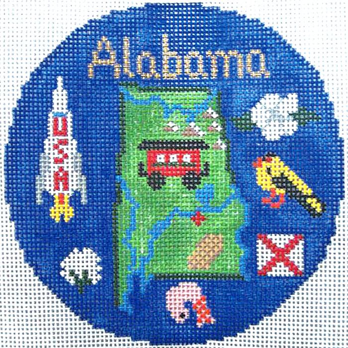 Alabama Ornament Canvas