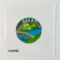 The Masters Amen Corner Augusta Golf Course Round Canvas