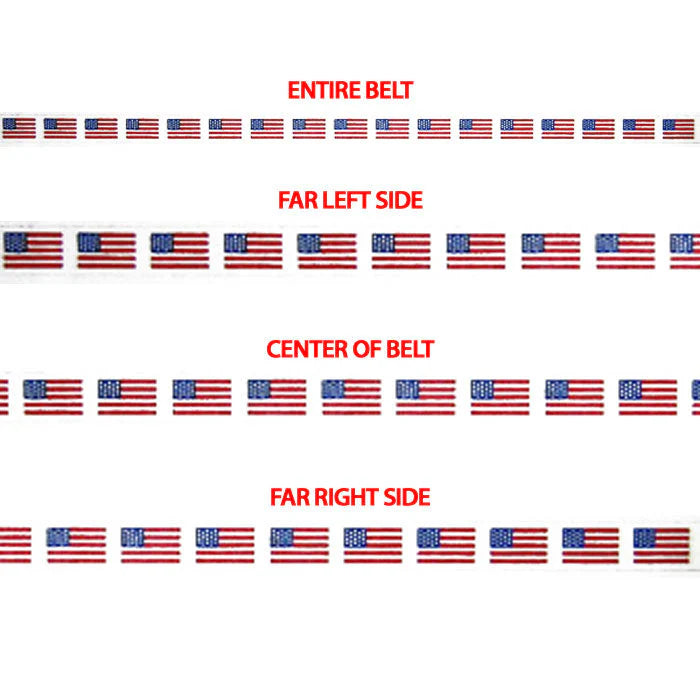 American Flag Belt Canvas