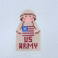 US Army Stitch It Angel Canvas