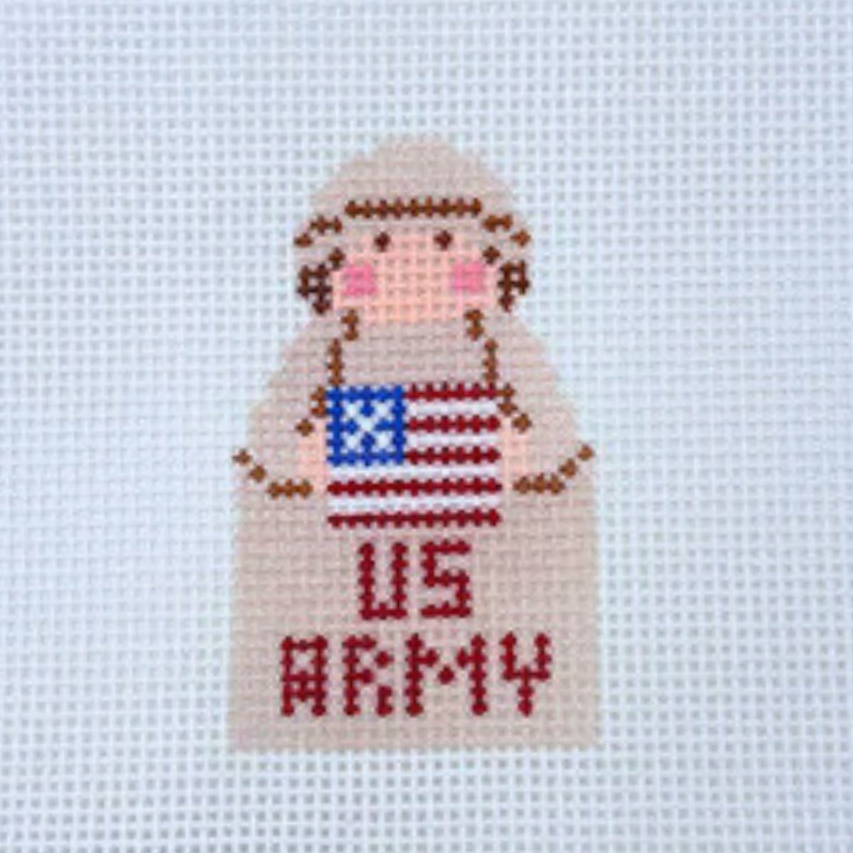 US Army Stitch It Angel Canvas