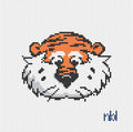 Aubie Head - Auburn Mascot Ornament