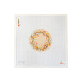 Fall Autumn Floral Round Canvas