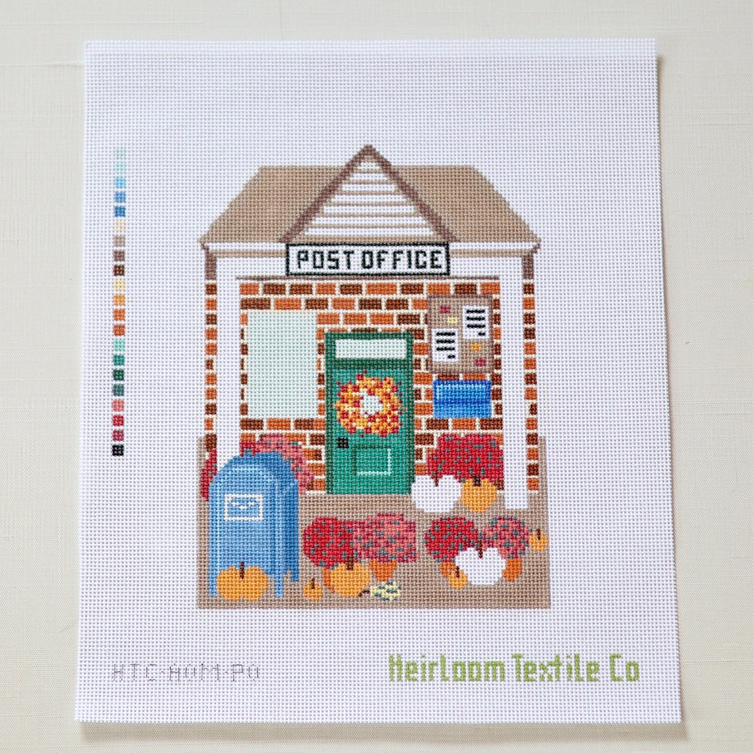 Autumn on Main St Post Office Canvas