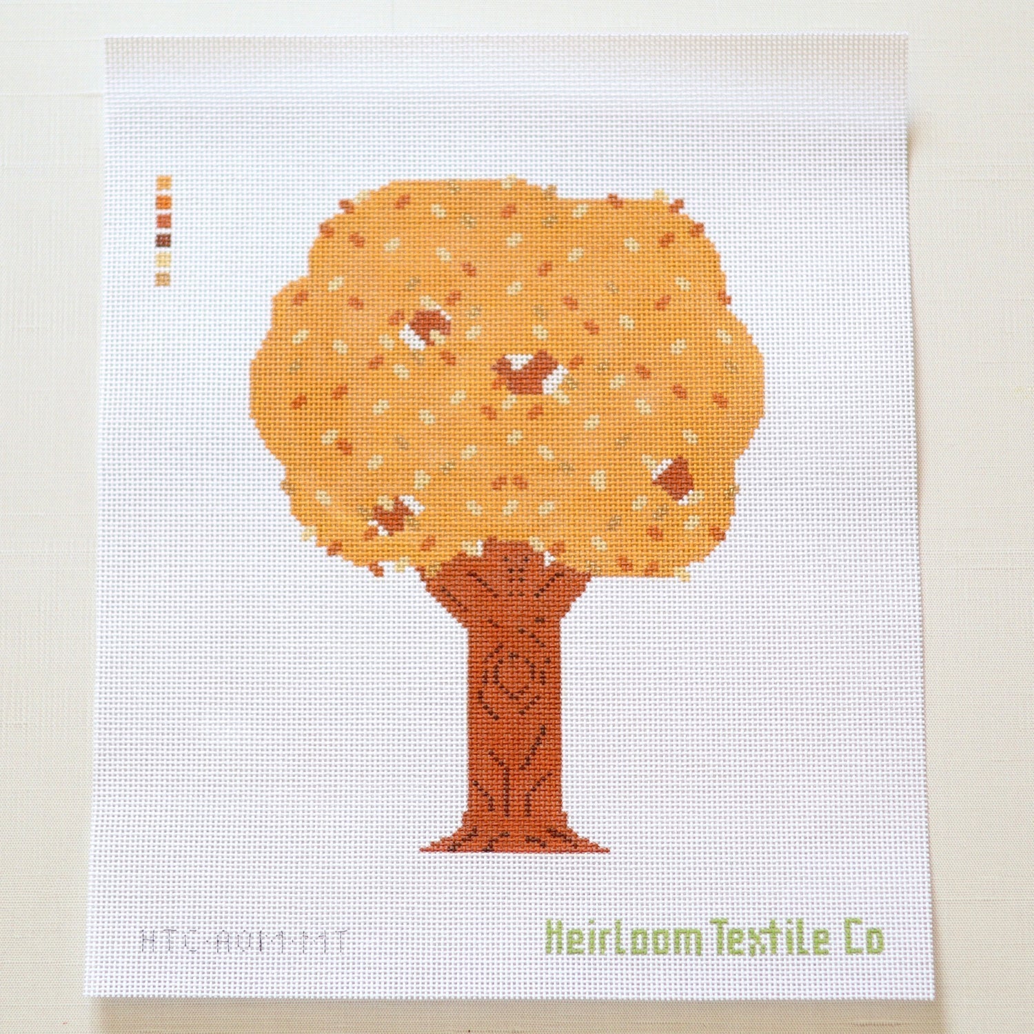 Autumn on Main St Tree Canvas