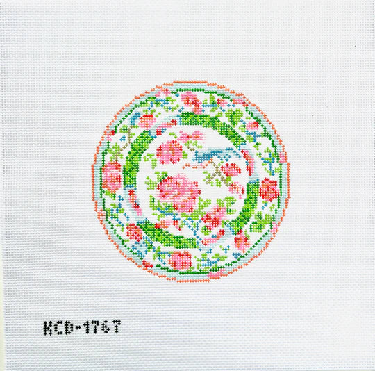 Chinoiserie Plate Canvas