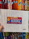 Arizona License Plate (Centennial) Canvas