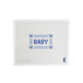 Baby Sign with Bows Canvas Blue