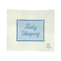Baby Sleeping (Blue Scallops) Canvas