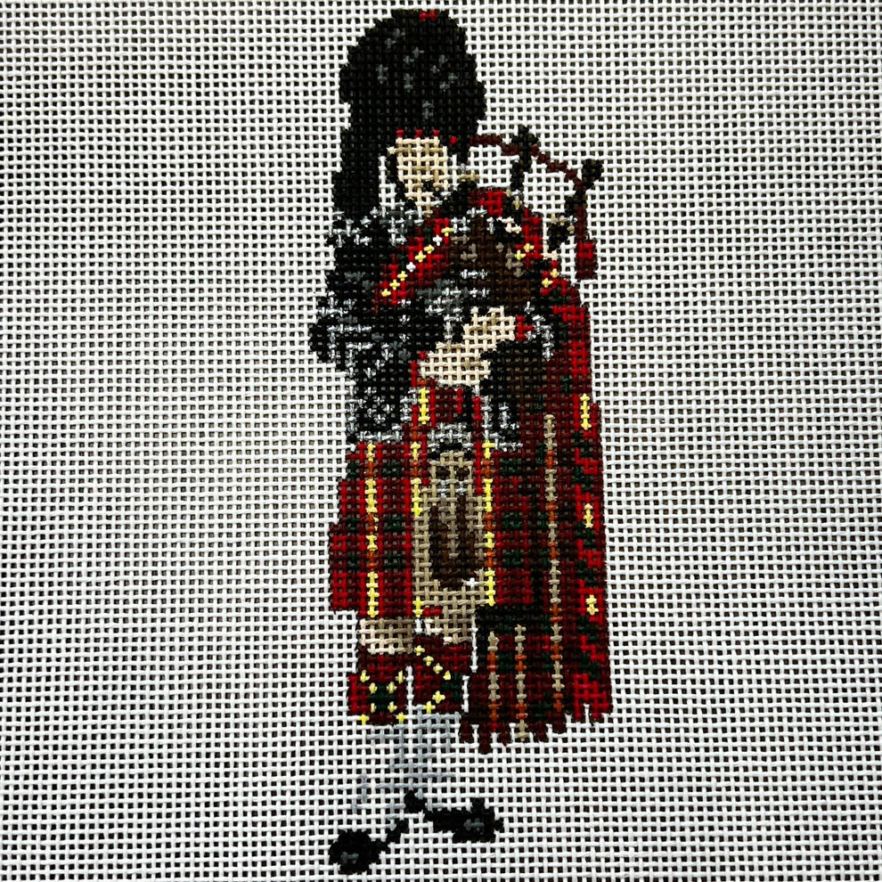 Bagpiper Front & Back Canvas