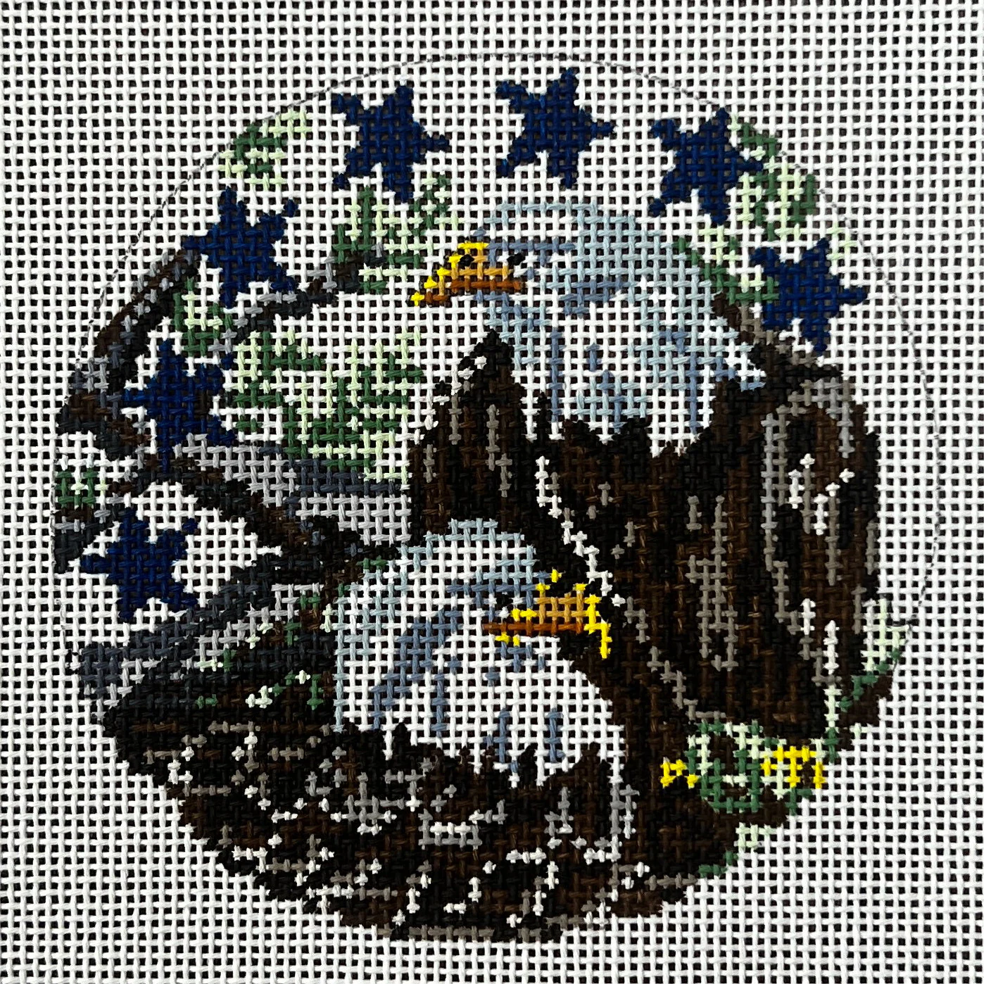 Bald Eagle Round Canvas