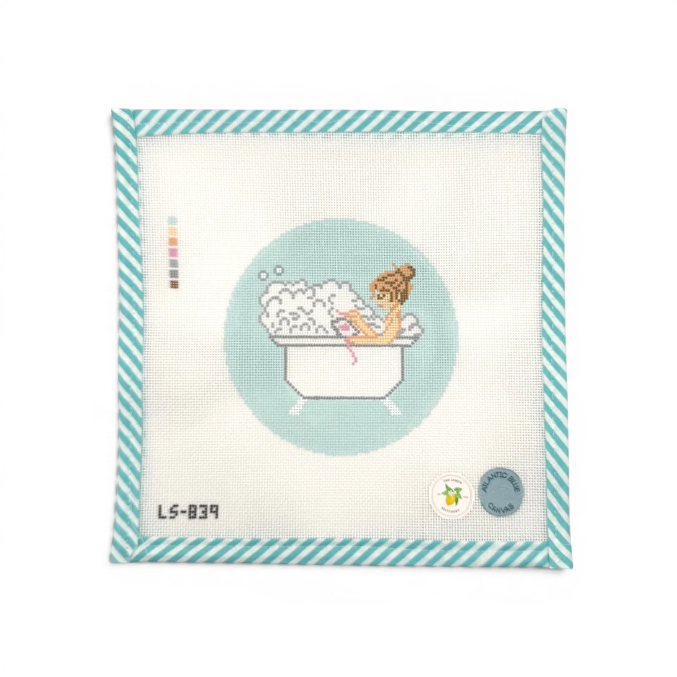 Bathtub Needlepointing Canvas