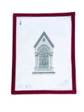 Headstone Tombstone Needlepoint Canvas - "Bea A. Fraid"