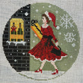 Betty Loves Bubbles #4 (Box of Champs) Canvas w/Stitch Guide
