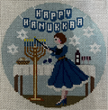 Betty Loves Hanukkah Canvas