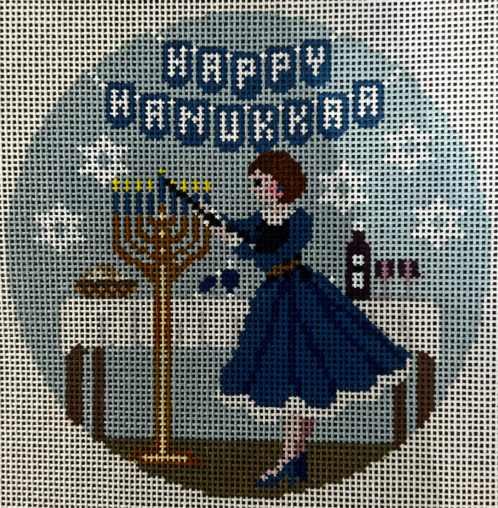 Betty Loves Hanukkah Canvas