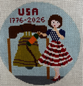 Betty Loves Liberty Canvas
