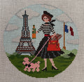Betty Loves Paris Canvas