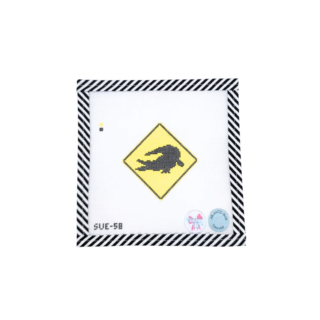 Beware of Alligators Canvas