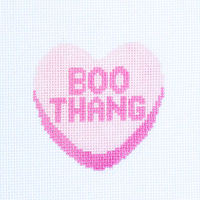 Boo Thang Conversation Heart Canvas