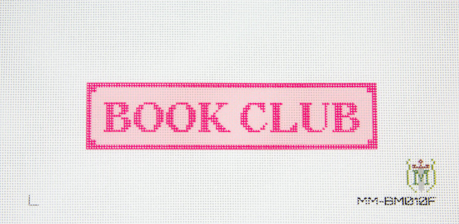 Book Club Bookmark (Pink) Canvas