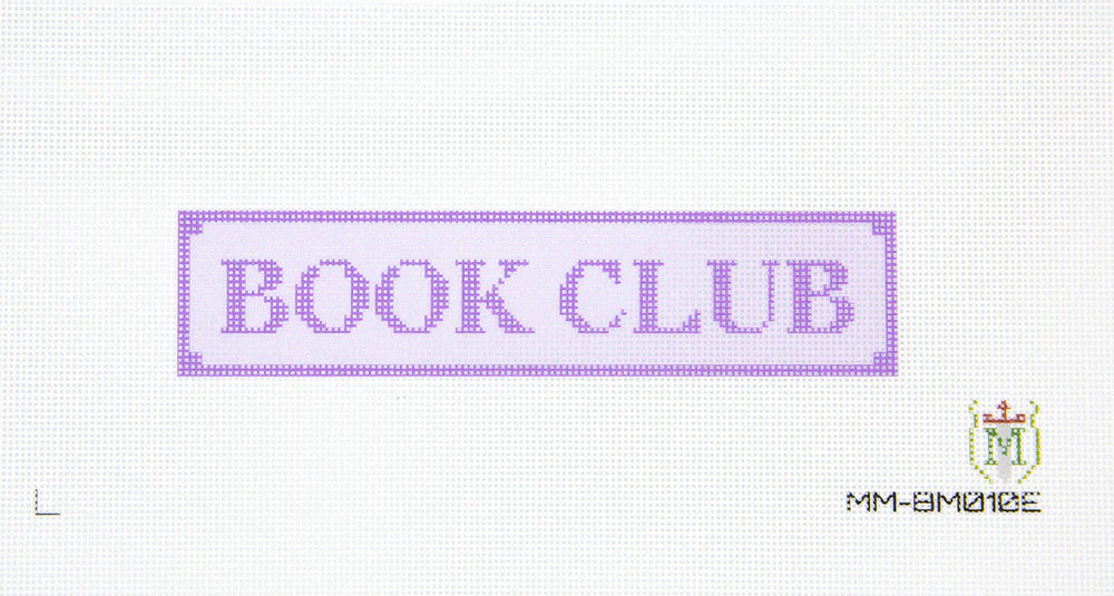 Book Club Bookmark (Purple) Canvas