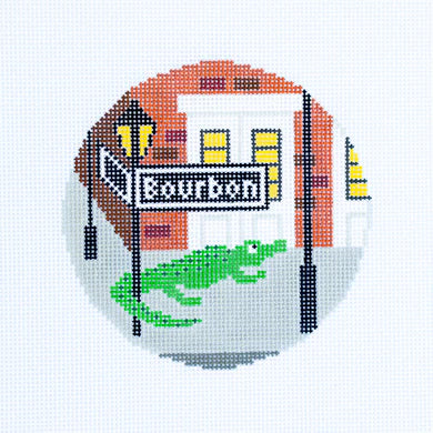 Bourbon Street Gator Canvas