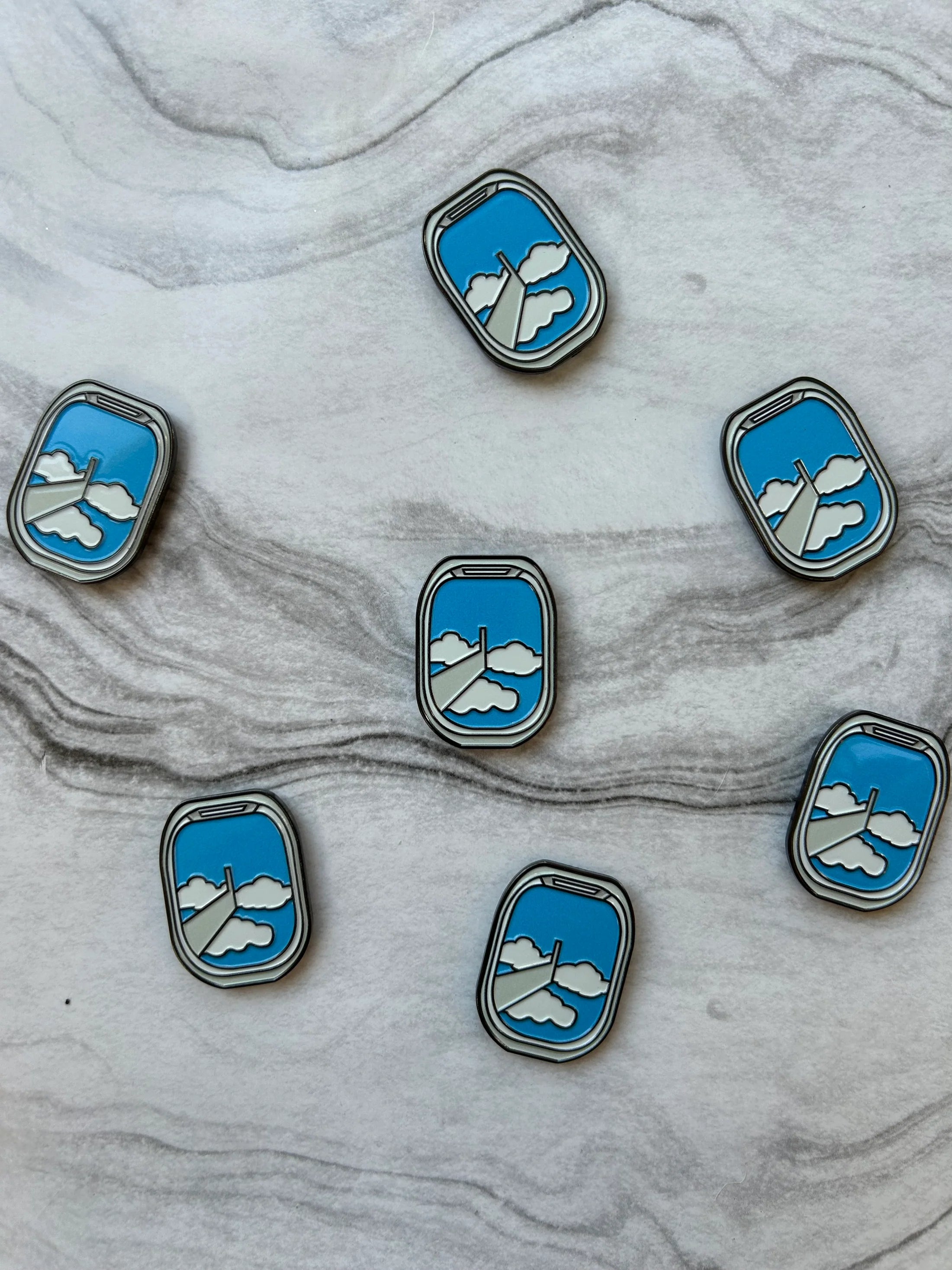 Airplane Window Needle Minder