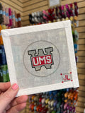 UMS Wright Logo 2" Round Canvas