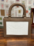 Leather Self-Finishing Purse - Brown