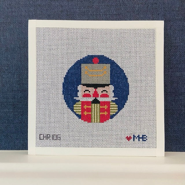 Nutcracker Archie Round Canvas