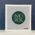 Noel Round Canvas