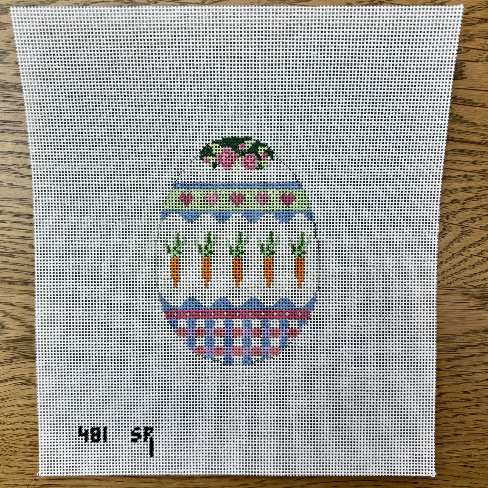 Carrot Band Egg Canvas