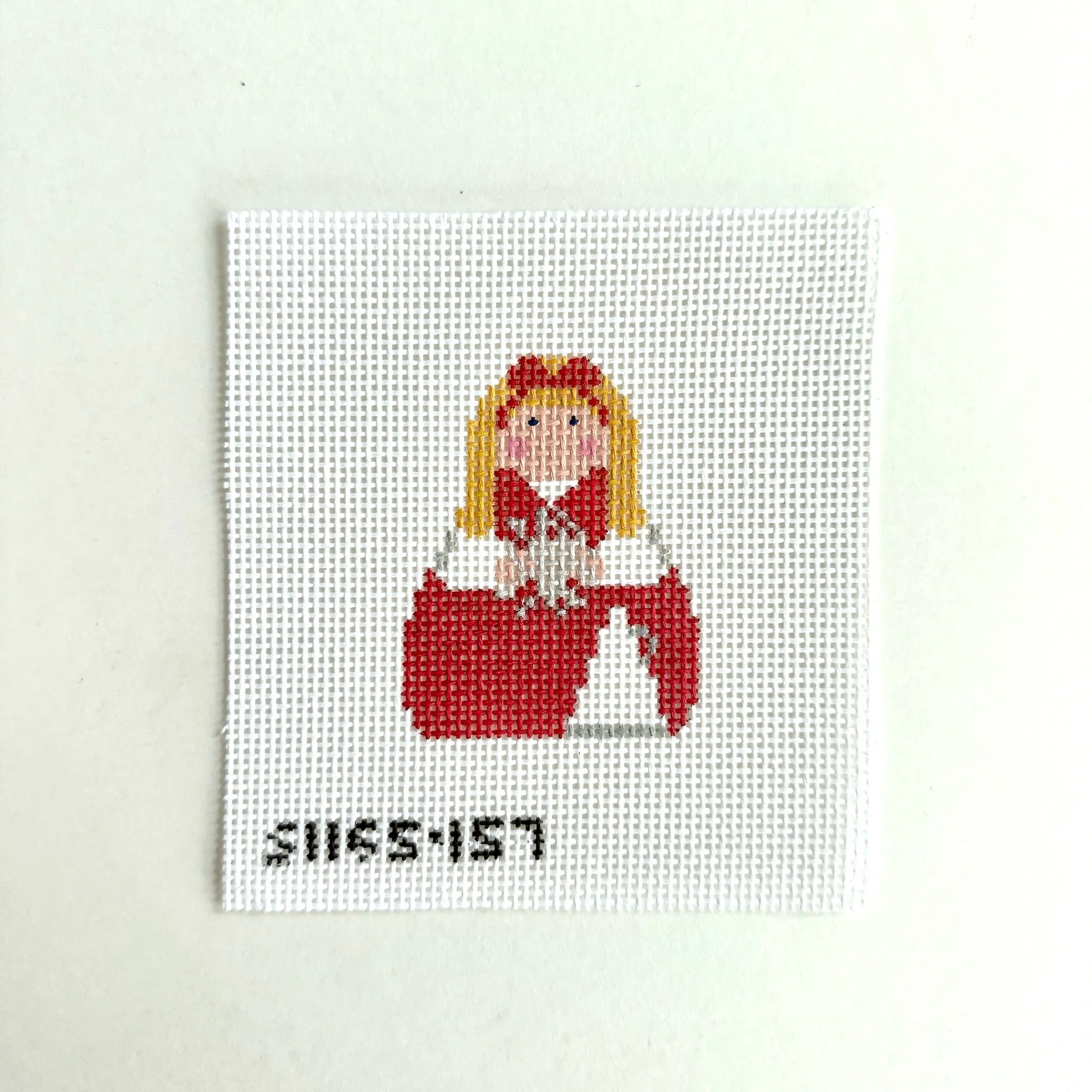 Cheerleading Stitch It Angel Canvas
