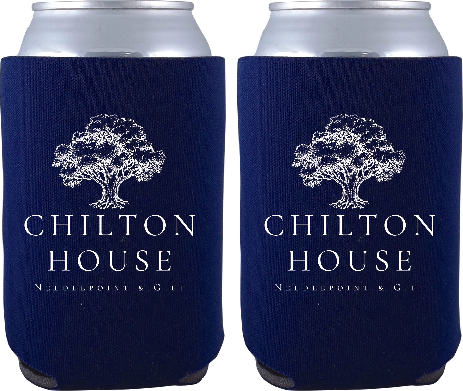 Chilton House Needlepoint Coozie