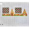 Chocolate Trellis 3D Gingerbread House Canvas