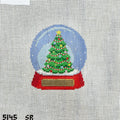 Christmas Tree Snow Globe Canvas