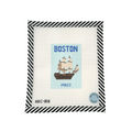 Boston Travel Book Canvas