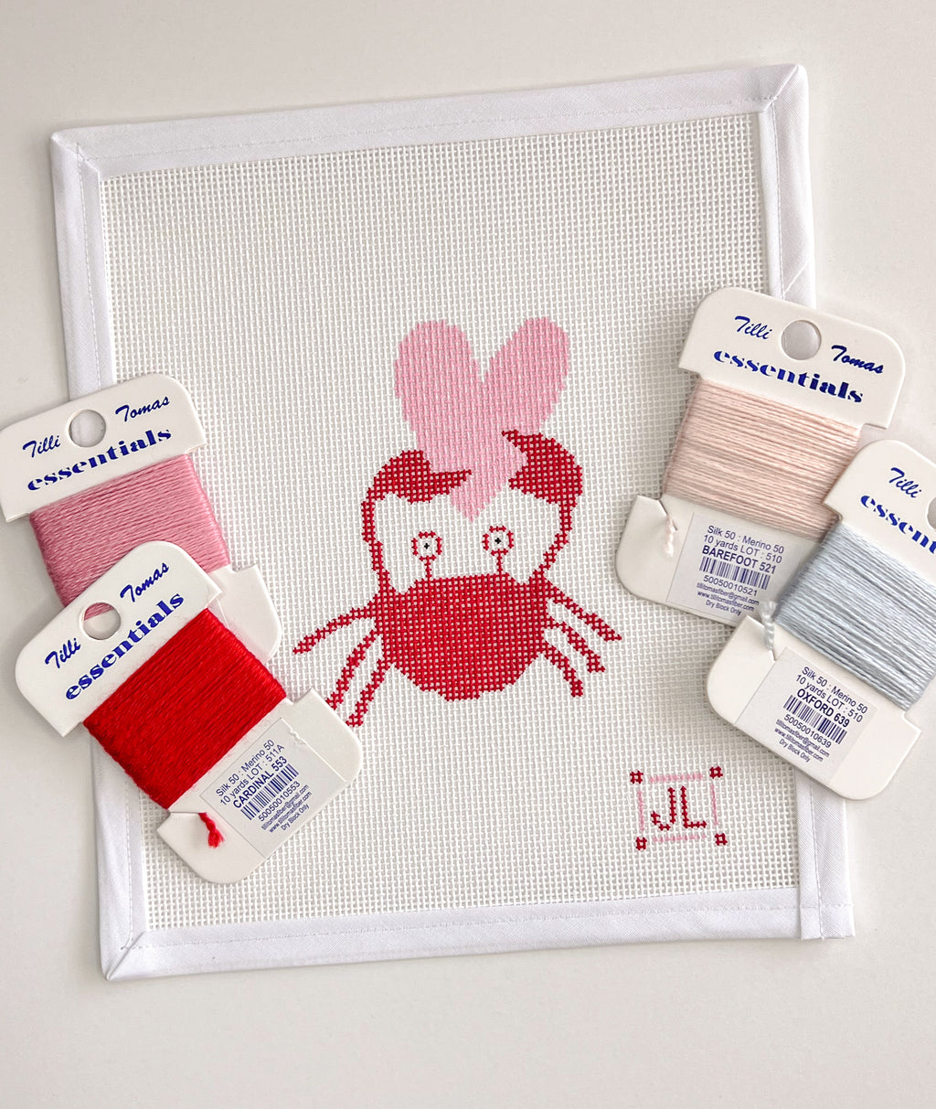 Pre-Order Crab with Heart Canvas