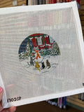 Snow Cat Party Canvas