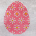 Daisy Egg Pink Canvas