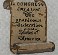 Declaration of Independence Canvas