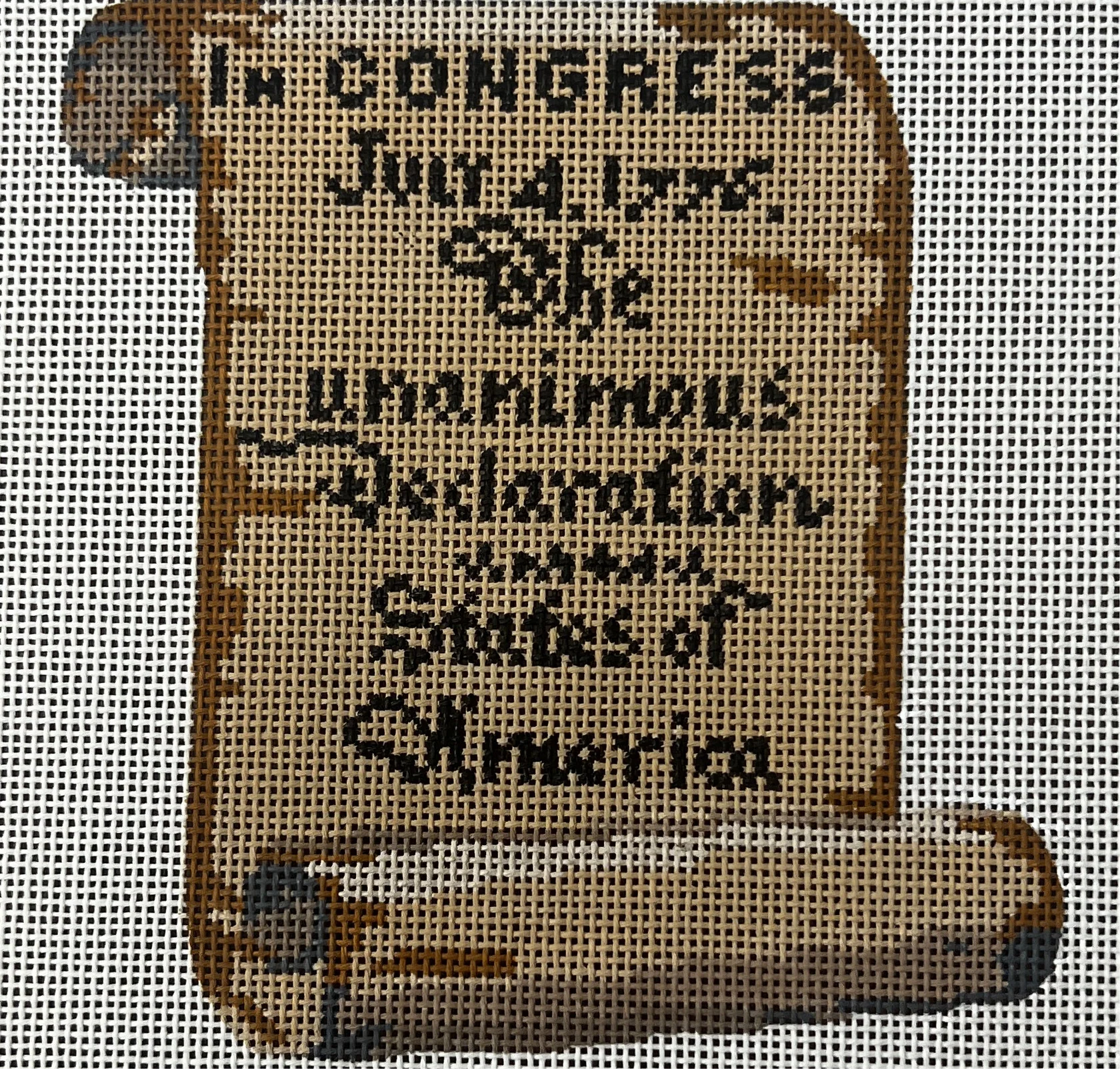 Declaration of Independence Canvas
