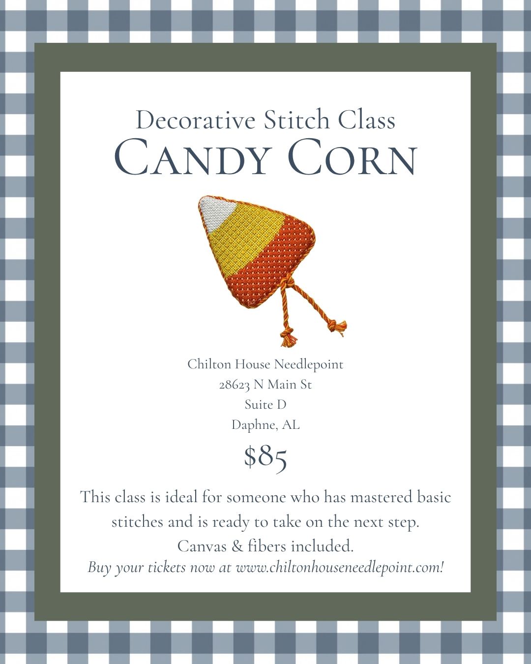 Decorative Stitches - Candy Corn
