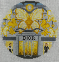Dior Round Canvas