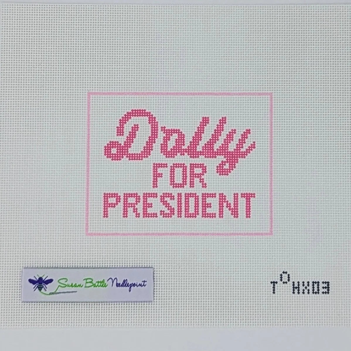 Dolly for President (Pink) Canvas