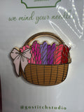 Needlepoint Basket Needleminder
