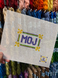 MOJ Mardi Gras Organization Sign Canvas