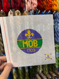MOB Mobile Mardi Gras 3" Round Canvas