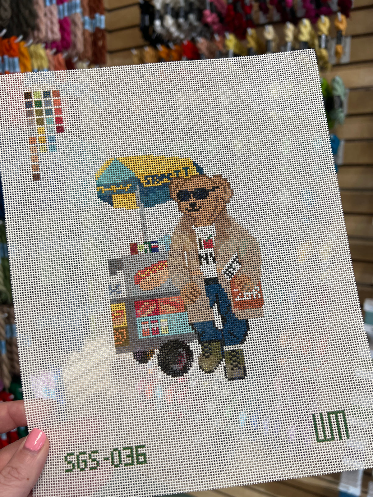 NYC Bear Canvas